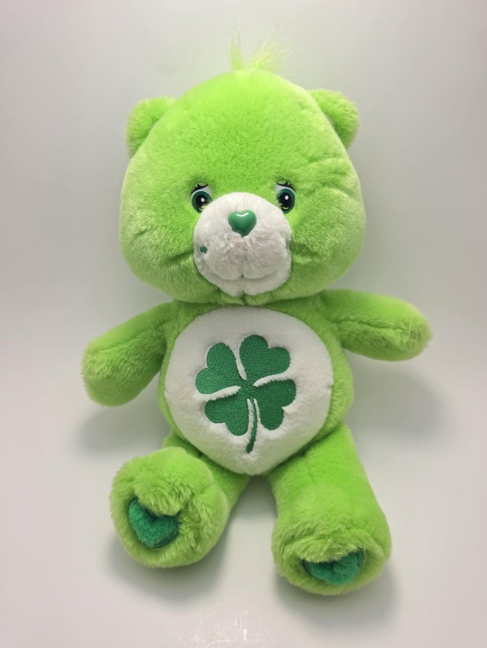 Vintage Kenner Care Bear 2002 Green Good Luck Care Bear! Vintage Rare (12 inch)
